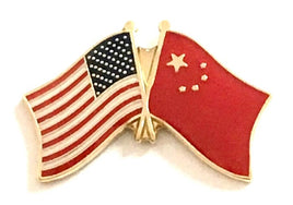 China Friendship Flag Lapel Pins