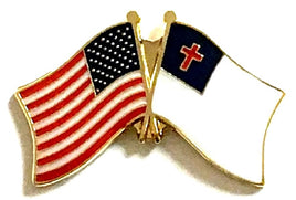 Christian Flag Friendship Pin