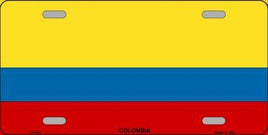 Colombia Flag License Plate