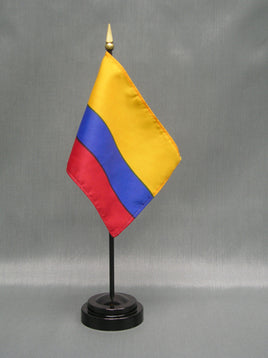 Colombian Deluxe Miniature Flag