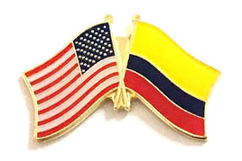 Colombian Friendship Flag Lapel Pins