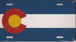 Colorado Flag License Plate
