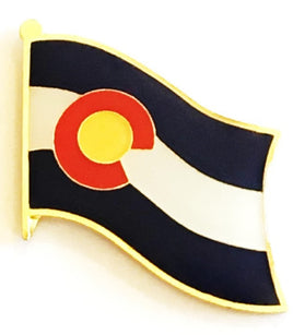 Colorado State Flag Lapel Pin - Single