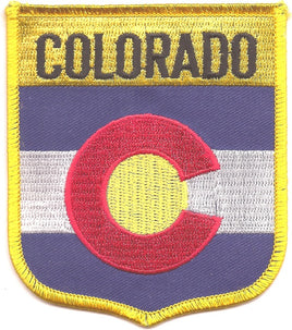 Colorado State Flag Patch - Shield