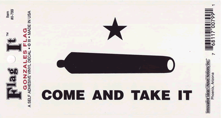 Come and Take It Flag Decal