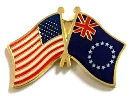 Cook Islands Friendship Flag Lapel Pins
