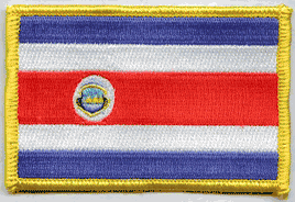 Costa Rica Flag Patch