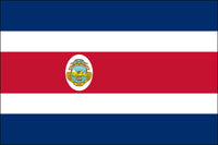 Costa Rica 3'x5' Nylon Flag