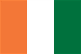 Cote D'Ivoire 3'x5' Nylon Flag