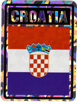 Croatia Reflective Decal