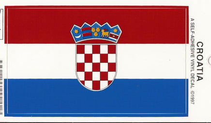 Croatia Vinyl Flag Decal