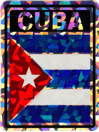 Cuba Reflective Decal