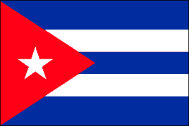 Cuban Polyester Flag