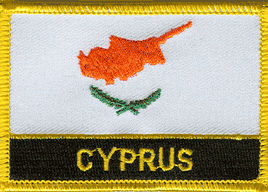 Cyprus Flag Patch - Wth Name