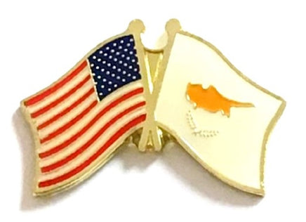 Cyprus Friendship Flag Lapel Pins