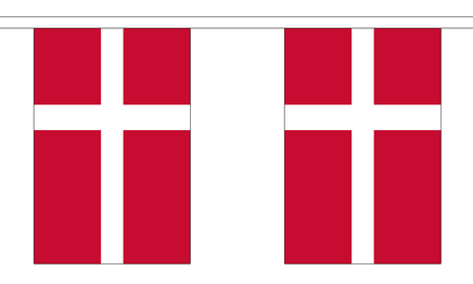 Denmark String Flag Bunting