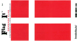 Denmark Vinyl Flag Decal