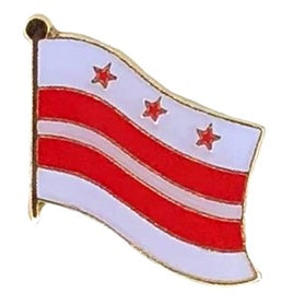 District of Columbia Flag Lapel Pin - Single