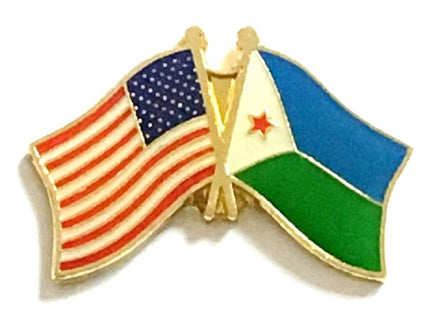Djibouti Friendship Flag Lapel Pins