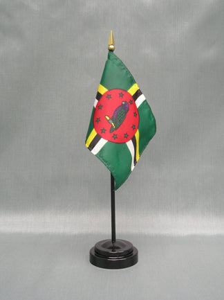 Dominica Deluxe Miniature Flag