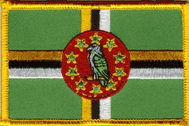 Dominica Flag Patch