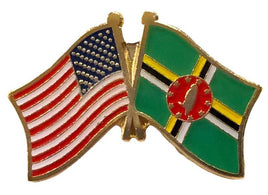 Dominica Friendship Flag Lapel Pins