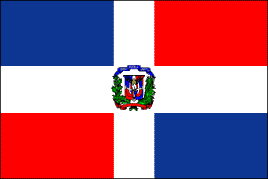 Dominican Republic Polyester Flag