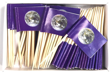 Earth Flag Toothpicks