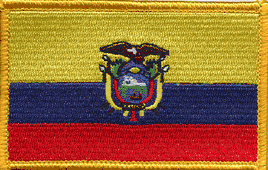 Ecuador Flag Patch