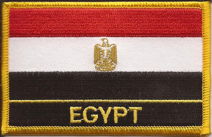 Egypt Flag Patch - Wth Name