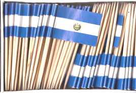El Salvador Toothpick Flags