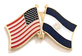 El Salvador Friendship Flag Lapel Pins