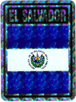 El Salvador Reflective Decal