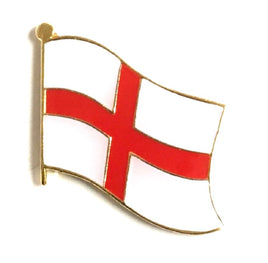 England (St George) Flag Lapel Pins - Single