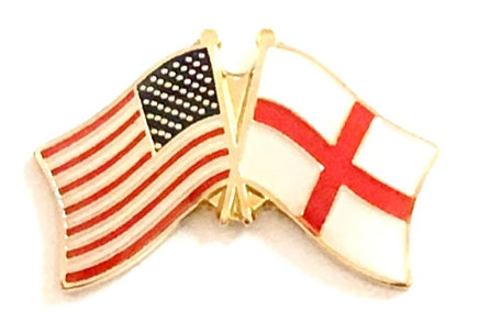 England ( St George) Friendship Flag Lapel Pins