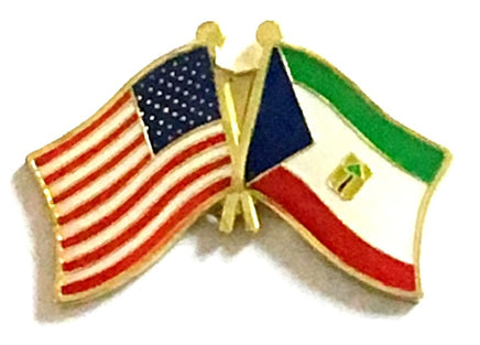 Equatorial Guinea Friendship Flag Lapel Pins