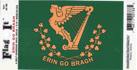 Erin Go Bragh Flag Decal