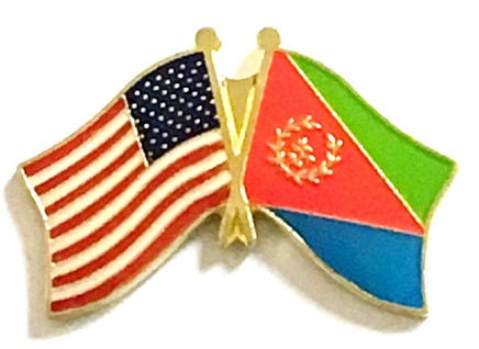 Eritrea Friendship Flag Lapel Pins