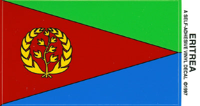 Eritrea Vinyl Flag Decal
