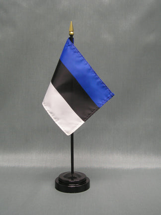Estonian Deluxe Miniature Flag