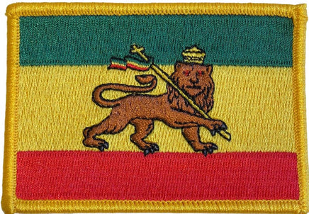 Ethiopia with Lion Flag Patch