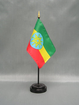 Ethiopian Deluxe Miniature Flag