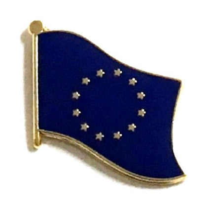 European Union Flag Lapel Pins - Single