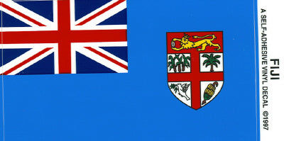 Fiji Vinyl Flag Decal