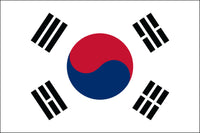 South Korea 2x3 Polyester Flag