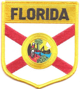 Florida State Flag Patch - Shield