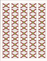 Florida State Flag Stickers - 50 per sheet