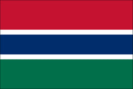 Gambia 3'x5' Nylon Flag