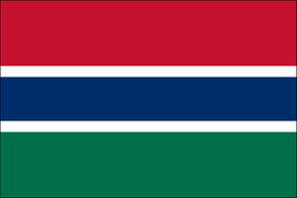 Gambia 3'x5' Nylon Flag