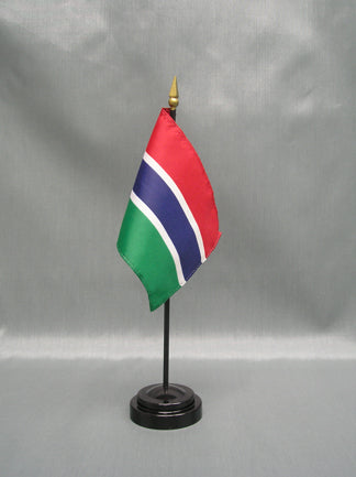 Gambia Deluxe Miniature Flag